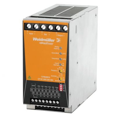 WEIDMULLER CP DC UPS 24V 40A Moduły sterowania UPS, 24 V DC ± 1 %, 40 A @ 60 °C 1370040010 /1szt./ (1370040010)